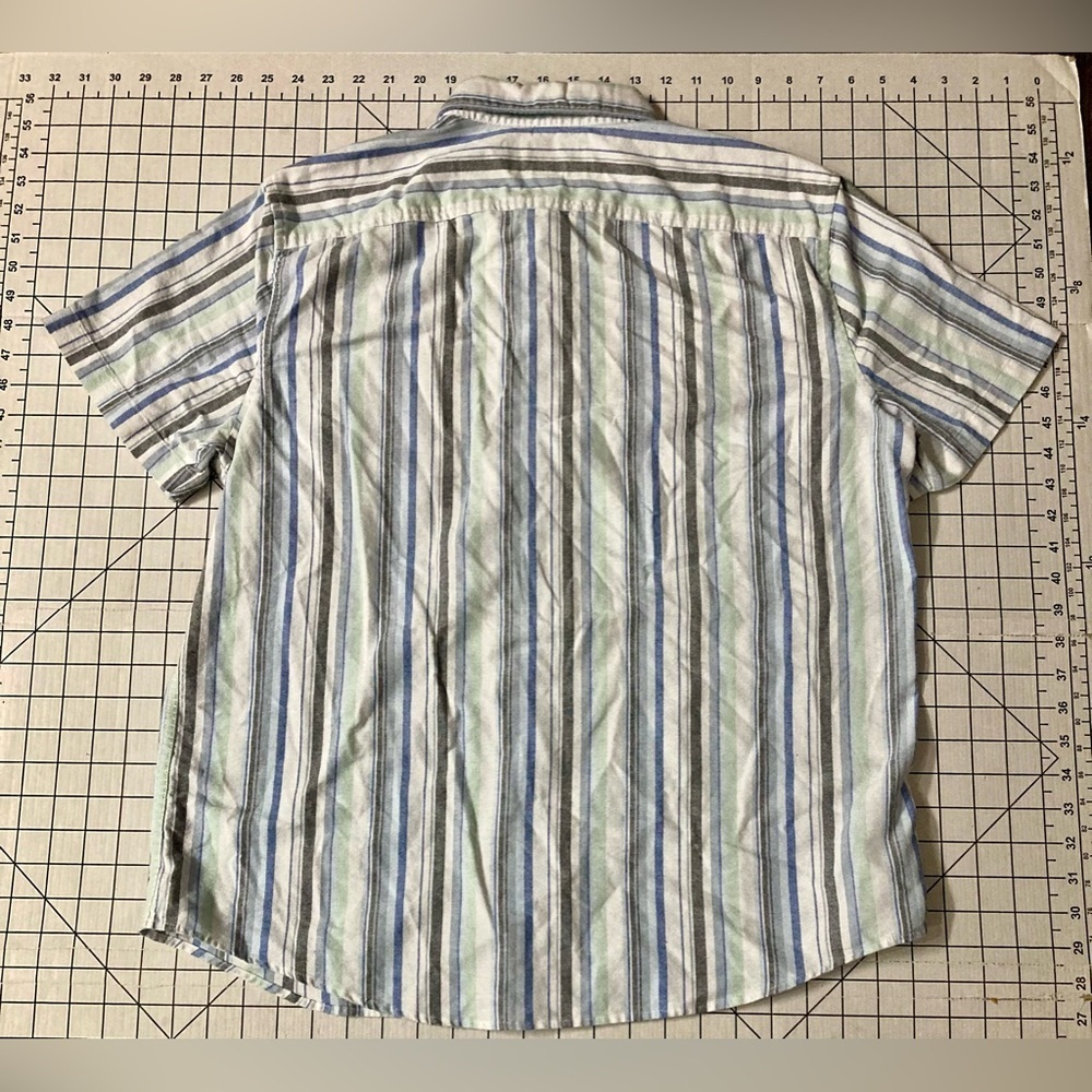Original Penguin Men’s Size Large Striped Button Down Shirt - Picture 6 of 6
